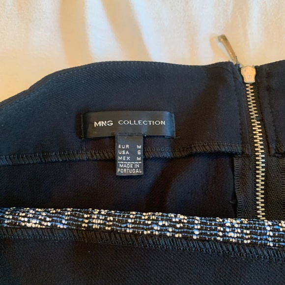 Mango Tribal Print Textured Mini Skirt M - Picture 6 of 6